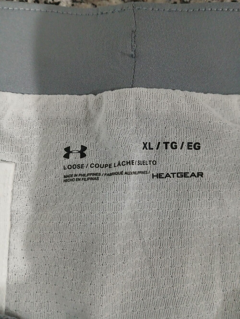 Under Armour Women's Athletic Shorts in Slate Gray - Picture 3 of 3